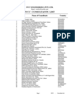 Ivcc Consultants List: Ivcc Engineering (PVT) LTD