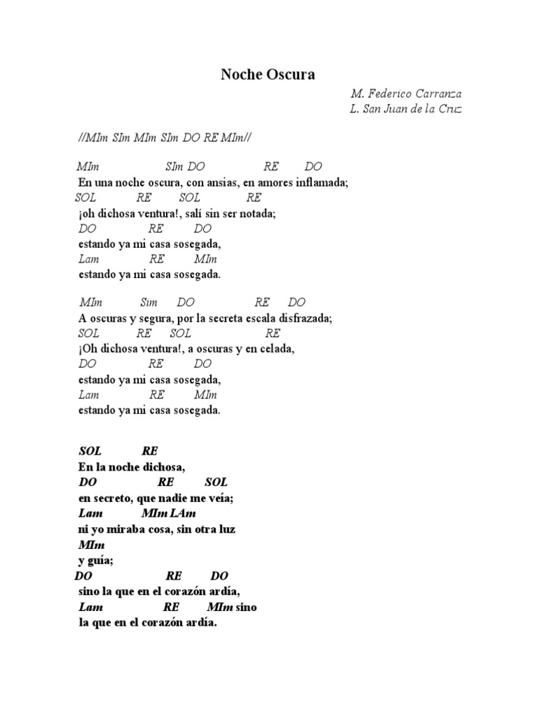 Noche Oscura Jesed | PDF