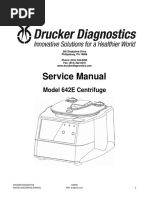 642E Centrifuge Operator's Manual | PDF | Centrifuge | Switch