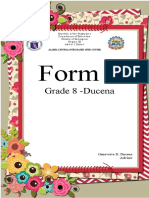 Form 1: Grade 8 - Ducena
