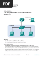 4.4.2.8 Lab - Using Wireshark To Examine Ethernet Frames-NAVAL