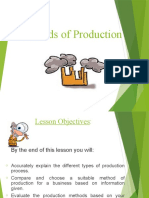 Business Bmethods of Production - Presentation