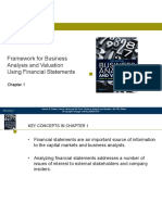 Framework For Business Analysis and Valuation Using Financial Statements