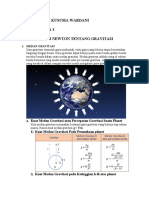 Hukum Newton Tentang Gravitasi