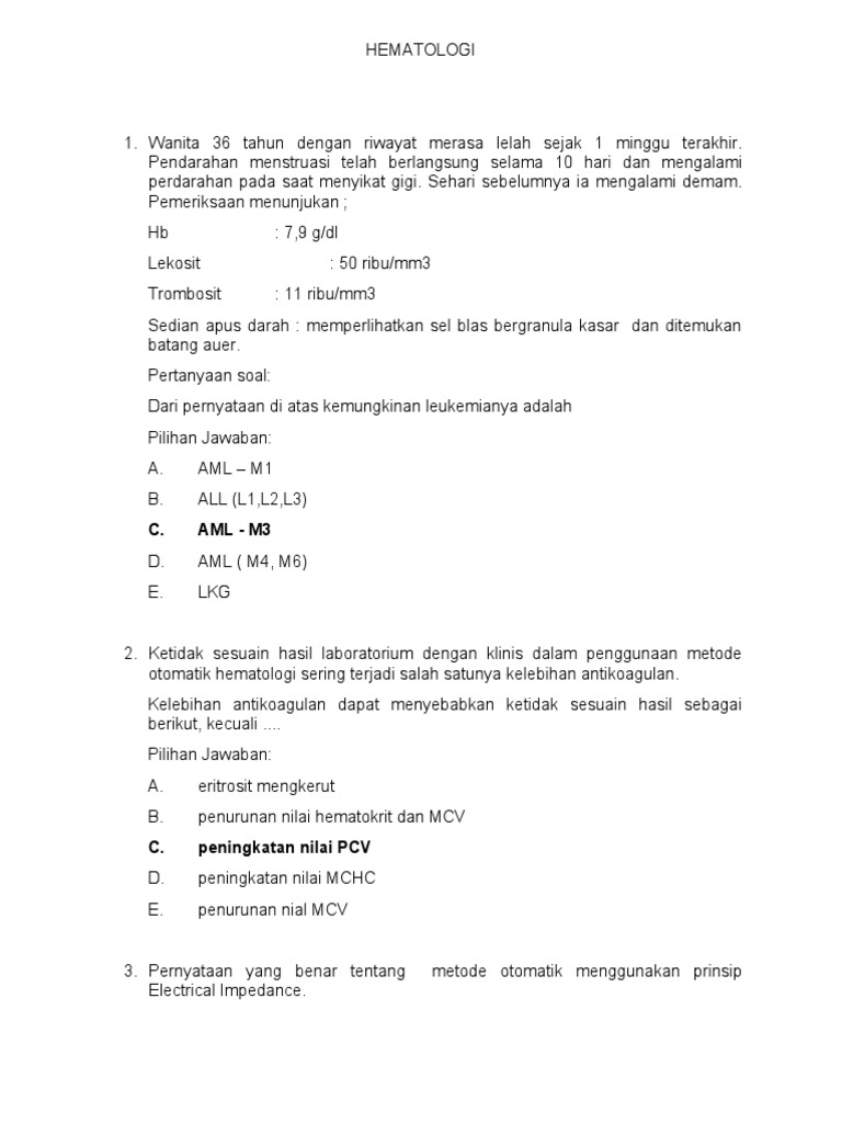 Hematologi Pdf