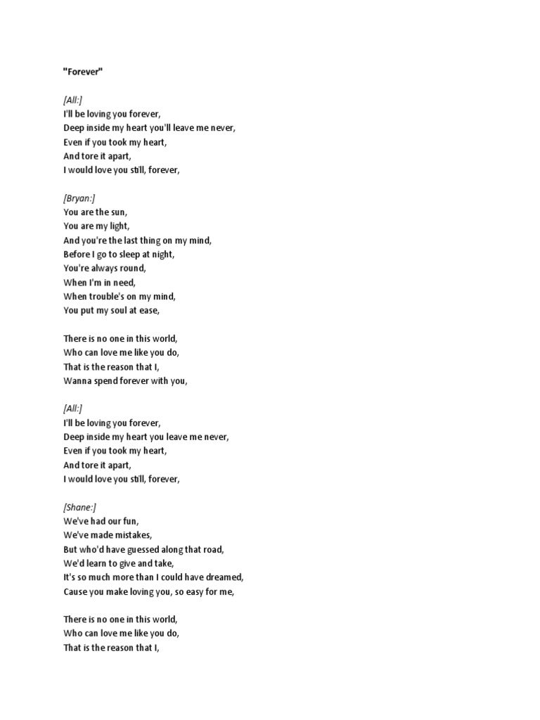 Forever | PDF | Art | Poetry