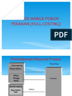 Metode Harga Pokok Pesanan Siap