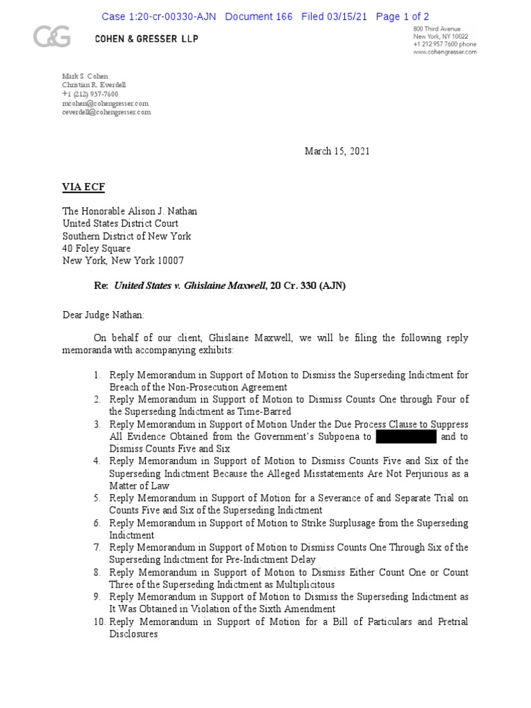 03-16-2021 - Ghislaine Maxwell Ominibus Response by Ds S.D.N.Y._1_20-Cr-00330-AJN_166_0