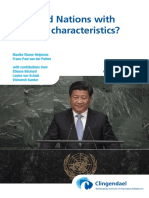 A United Nations With Chinese Characteristics?: Maaike Okano-Heijmans Frans-Paul Van Der Putten