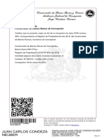 Juan Carlos Condeza Neuber: Copia Autorizada Conservador de Bienes Raíces de Concepción