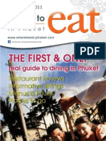 Where To Eat Phuket March - April 2011