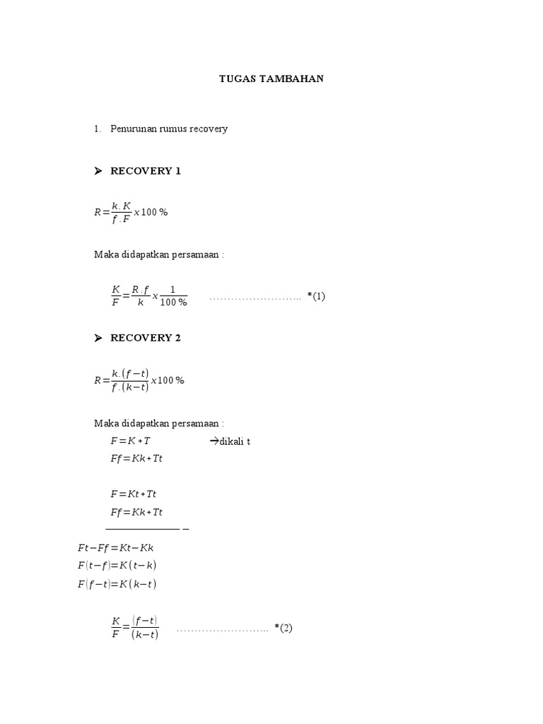 Tugas Tambahan | PDF | Metode & Bahan Ajar | Sains & Matematika