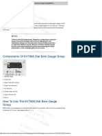 Components of 6V7898 Dial Bore Gauge Group: Notice