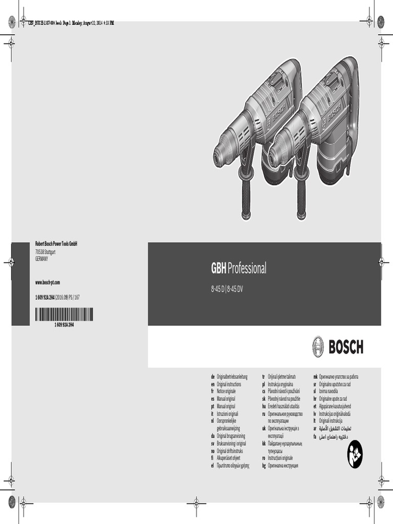 Taladro Bosch D 70745 | PDF