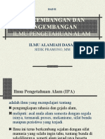 Bab 2 - Perkembangan Dan Pengembangan Ilmu Pengetahuan Alam