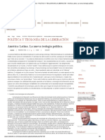 Methol Ferré - Artículos - POLÍTICA Y TEOLOGÍA de LA LIBERACIÓN - América Latina. La Nueva Teología Política