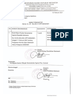 Surat Pengantar dan Kisi-kisi UM MI-MTs dan MA TP 2021.