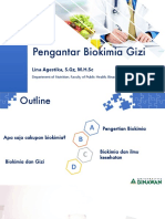 Pengantar Biokimia Gizi