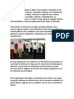 La Violencia en El Trabajo Se Define Como Aquellos