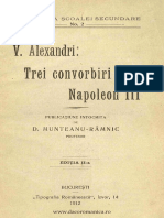 V Alescsandri - Trei convorbiri cu Napoleon III 