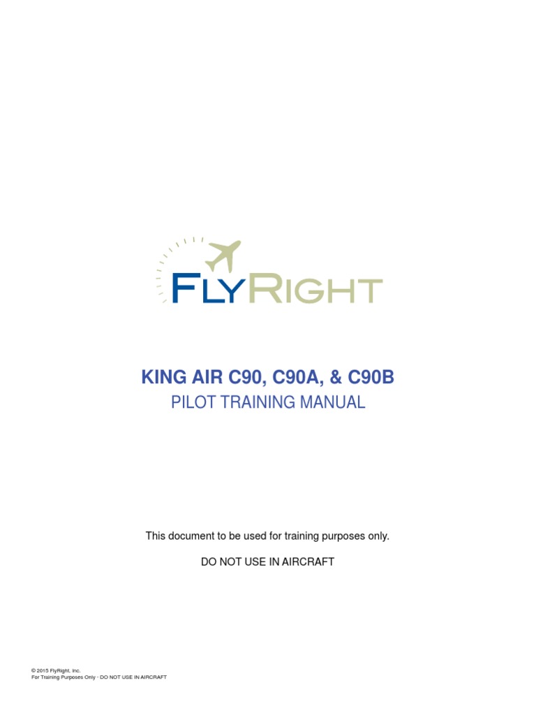 Pilot Training Manual Fly Right | PDF | Aviation | Aircraft