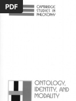 Ontology, Identity, and Modality_0521791642