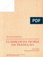 Faveri, C. B. de, e Torres, M.-h. Antologias Bilingues - Classicos Da Teoria Da Traducao - Volume 2 - Frances-Portugues