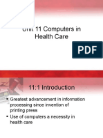 Unit 11 Computers in Health Care