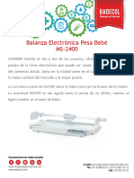 Balanza electrónica pesa bebé MS-2400