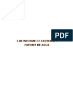 05.00 Informe de Canteras y Fuentes de Agua