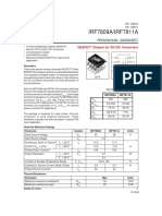 IRF7809A/IRF7811A IRF7809A/IRF7811A: Provisional Datasheet