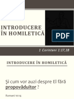 Introducere În Homiletică Cap. I 2019