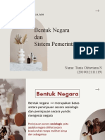 Bentuk Negara Dan Sistem Pemerintahan