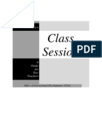 Class Session: Planning A