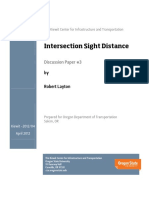 Intersection Sight Distance: Discussion Paper #3