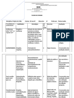 Plano de Ensino 2020 - 8 Ano EF 2