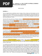 Ignacio Grande, Et Al., Petitioners, vs. Hon. Court of Appeals, Domingo CALALUNG and ESTEBAN CALALUNG, Respondents