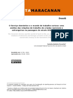 Dialnet OServicoDomesticoEOMundoDoTrabalhoCarioca 7009000