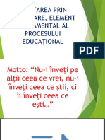 ÎNVĂȚAREA PRIN COOPERARE, ELEMENT FUNDAMENTAL AL PROCESULUI