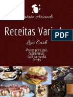 Receitas Low Carb Variadas Batata Assando