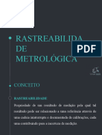 Rastreabilida DE Metrológica