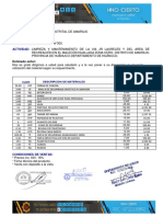 Cotizacion 01 Insumos