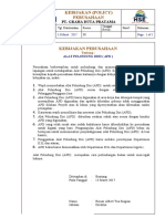 05-HSE - Kebijakan APD PT. GDP