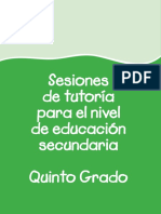 Sesiones Tutoria 5º Grdo Secc