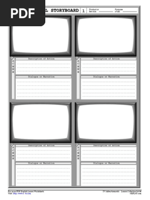 TV Commercial Storyboard