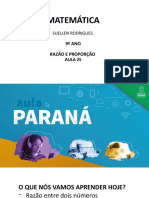 Matematica 9 Aul25 Razaoeproporção