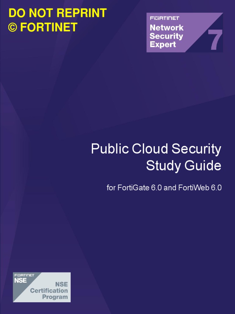 Public Cloud Security 6.0 Study Guide-Online | PDF | Cloud Computing ...