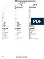 Journeys B1+ Test Pack Key Answers