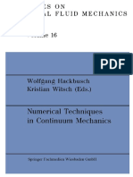 (Notes on Numerical Fluid Mechanics 16) Kenneth Eriksson, Claes Johnson (auth.), Wolfgang Hackbusch, Kristian Witsch (eds.) - Numerical Techniques in Continuum Mechanics_ Proceedings of the Second GAM
