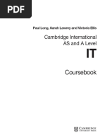 Coursebook: Cambridge International AS and A Level